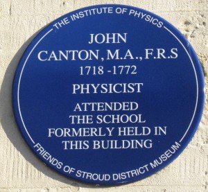 Canton blue plaque