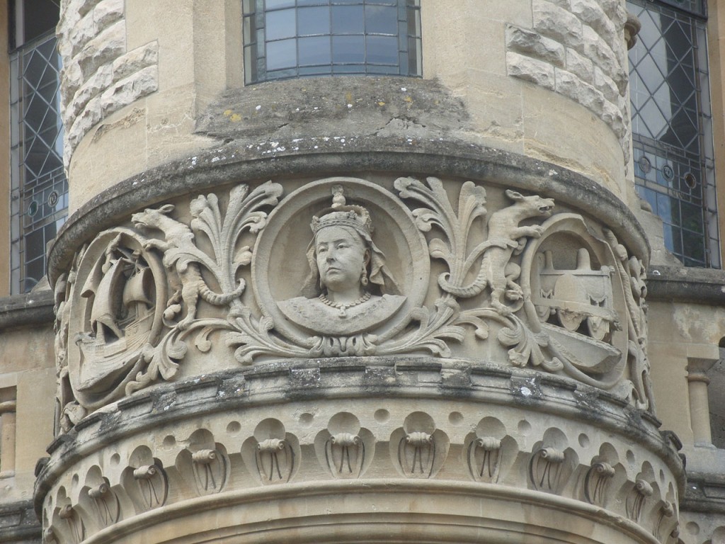 A Severn trow, Queen Victoria & an engine