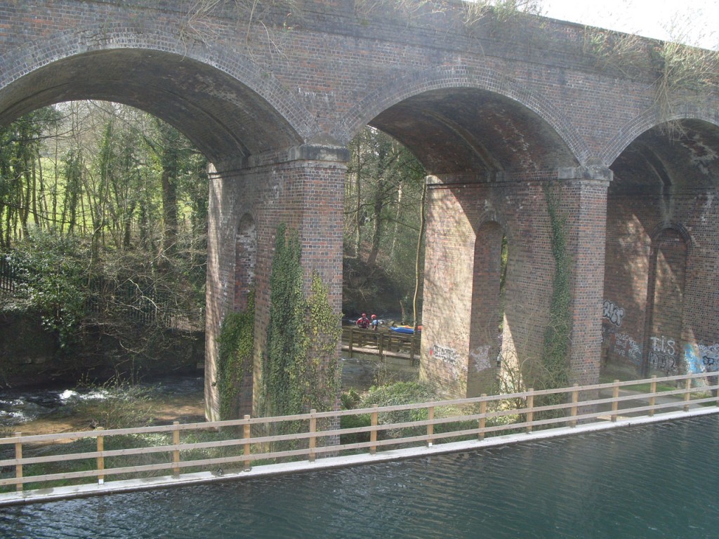 Now canoes go up canal and then down river - Photo P Stevens March 2014