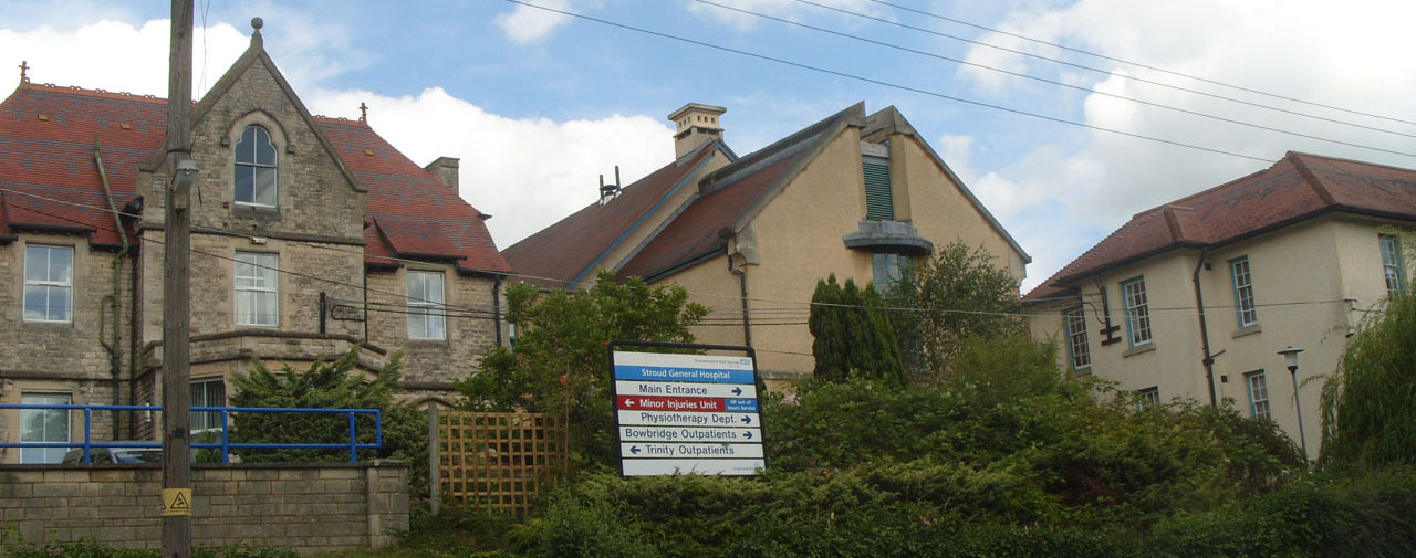 Stroud General Hospital. Photo P Stevens July 2014