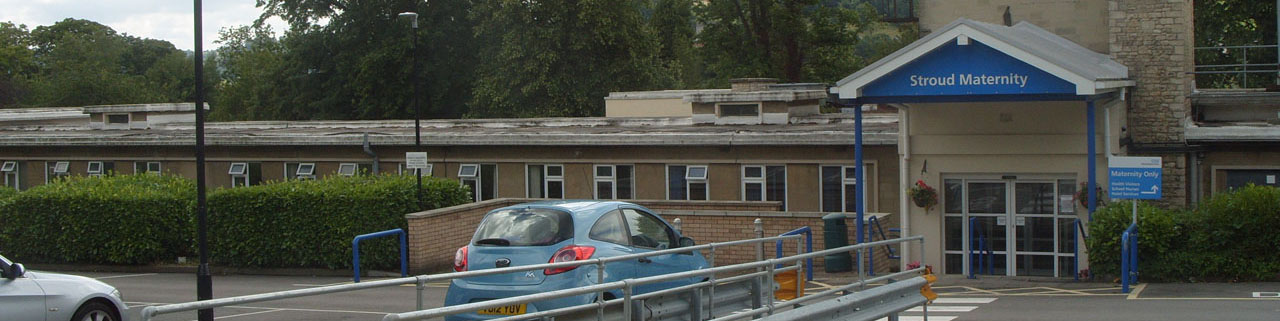 Stroud Maternity, new entrance. Photo P Stevens July 2014