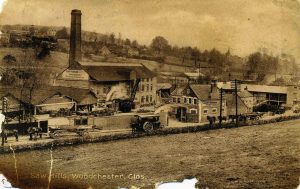 Burrell 4010 seen outside Henry Workman sawmill at Woodchester during the late 1920's